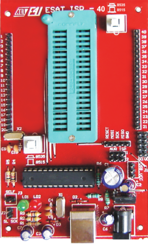 ESAT-ISP-40 Programming Board for Microcontrollers